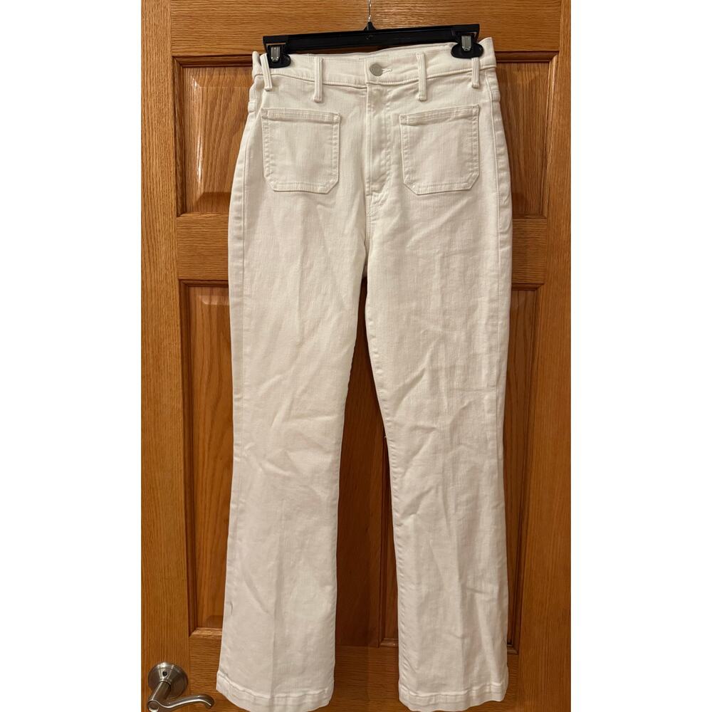 Mother Denim The Hustler Cream Puffs Jeans - Size 25 - Picture 5 of 11